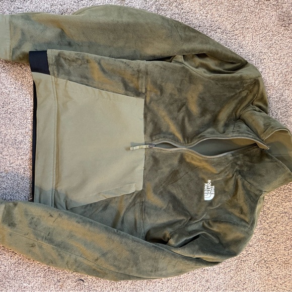 The North Face reversible 1/4 zip kangaroo pocket jacket. XS - Picture 5 of 7